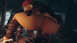 3d absurdres anal anal_sex ashe_(overwatch) ass faceless_male little_red_ashe little_red_riding_hood overwatch sex sixplusone straight