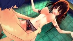 1boy 1boy1girl 1girls 3d animated breasts date_a_live itsuka_shido mp4 no_sound panties_aside pussy sex tokisaki_kurumi uncensored vaginal_penetration video