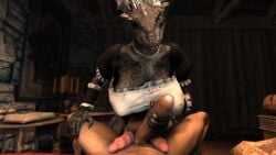 3d animated anthro argonian bethesda_softworks big_ass big_butt big_penis diphallia diphallism futanari human human_penetrating lifts-her-tail light-skinned_male lizard lizard_humanoid lusty_argonian_maid maid male_on_futa male_pov masturbation multi_genitalia multi_penis nijuna oc penis pov rayhuma reptile reptile_humanoid reptilian scales scalie scalie_humanoid sfm skyrim source_filmmaker the_elder_scrolls