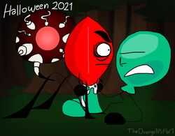 1boy 1girls animate_inanimate balloon balloony_(bfdi) balls battle_for_dream_island boo_im_a_ghost cum cum_in_pussy cum_inside evil_leafy_(bfdi) female/male impregnation leaf male/female object_shows ovum sex sperm sperm_cell theorangensfw1 what