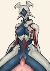 cowgirl_position faceless_male fear_crainn garuda_(warframe) high_resolution human human_penetrating vaginal_penetration warframe white_background