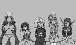 5girls aqua_(konosuba) brain_fuck darkness_(konosuba) death female_death guro gurochanop kono_subarashii_sekai_ni_shukufuku_wo! megumin multiple_deaths multiple_girls necrophilia snuff wiz_(konosuba) wound_fucking yunyun_(konosuba)