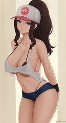 hilda (pokemon) from nintendo by zaphn