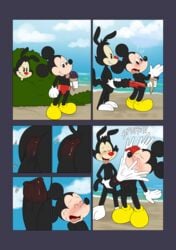 2boys absurd_res animaniacs anthro balls beach big_balls big_penis black_body black_fur blush bodily_fluids butt clothed clothing comic cum cumshot dessert digital_media_(artwork) disney duo ejaculation erection excessive_cum food footwear footwear_only foreskin fur genital_fluids genitals glans gloves handwear hi_res hot_dogging huge_penis humanoid_genitalia humanoid_penis ice_cream inkblot launny long_foreskin looking_down male male/male mammal mickey_mouse mostly_nude mouse murid murine nude open_mouth penis rodent seaside sex shoes shoes_only simple_background smile speedo suction swimwear tongue uncircumcised uncut unretracted_foreskin vacuum_penis warner_brothers what yakko_warner