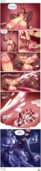 absurd_res ailurid balls big_balls big_breasts big_penis bodily_fluids breasts cherry_popper clothing cock_vore colored comic cum cum_covered dominant duo ejaculation eliott enjoying furry genital_fluids genitals hi_res huge_balls huge_breasts huge_cock hyper inside_penis internal intersex lagomorph leporid licking long_image macro male male_urethral_insertion mammal messy micro original pajamas penile penis precum rabbit red_panda size_difference sleeping smaller_male tall_image tohilewd tongue tongue_out urethral_insertion vore