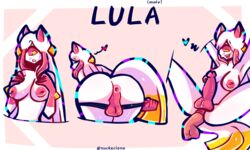 anal anal_sex artist_signature ass asshole breasts dick lula male male_only nuckygrittle oc original_character