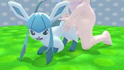 3d animated bestiality devydooda doggy_style eeveelution female feral glaceon human male no_sound pokemon pokemon_(species) straight tagme vaginal video