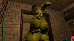3d big_breasts breasts busty female female_only five_nights_at_freddy's five_nights_at_freddy's_3 rule_63 solo springtrap springtrap_(fnaf)