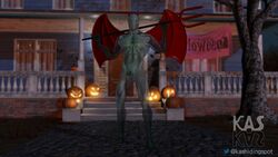 cksks erection halloween halloween_costume male male_only monster muscular outlast penis precum solo walrider