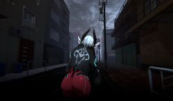 ass back_view screenshot virtual_youtuber vshojo zentreya zentreya_(cyborg)