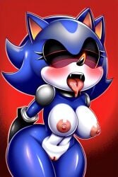 ai_generated breasts furry metal_sonic pussy robot rule_63 sonic_(series) tagme tongue_out