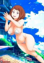 1girls boku_no_hero_academia female kami_otaku my_hero_academia ochako_uraraka solo solo_female tagme