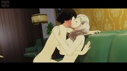 2girls 3d all_fours animated ann_takamaki ass bouncing_breasts breasts bunnxarts female female_only fingering kissing lesbian makoto_niijima no_sound nude nude_female persona persona_5 pussy sega tagme uncensored vaginal_penetration video yuri