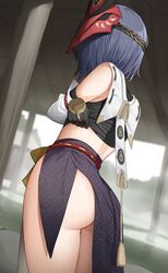 kujou sara from genshin impact by shengtian