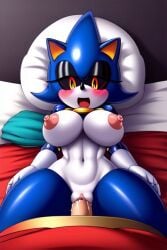 1girls ai_generated anthro blush breasts female genderswap_(mtf) metal_sonic pussy robot rule_63 sonic_(series) tagme vaginal_penetration