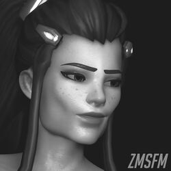 3d abs animated armor black_and_white brigitte brigitte_lindholm calm clothed comedy confident face_focus giga_chad ginger ginger_hair jaw light-skinned_female light_skin looking_at_viewer meme mp4 muscles muscular muscular_female no_sound nude overwatch pose posing shorter_than_30_seconds shorter_than_one_minute smile smiling smiling_at_viewer video zmsfm