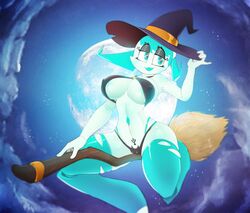 armpits background curvy_female female_focus female_only half-dressed halloween halloween_costume image jenny_wakeman lonlon my_life_as_a_teenage_robot night robot robot_girl tagme white_skin witch_costume witch_hat