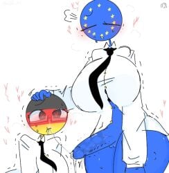 1futa 1girls after_sex among_us among_us_reference ass big_ass big_breasts big_girl big_penis blue_skin bottomless bow_tie breasts business_suit business_woman clothed clothed_female clothed_sex clothing countryhumans countryhumans_girl crewmate_(among_us) cum_in_mouth cum_on_face duo erection european_union_(countryhumans) exhausted_futa female futa_on_female futa_sans_balls futanari germany_(countryhumans) heart-shaped_pupils humanoid humanoid_penis hybrid kak0yt0_chel looking_at_partner mouth_closed partially_clothed penis saliva_on_face saliva_on_penis saliva_string sexy_pose standing suit tagme_(artist) watermark white_background white_void yellow_skin