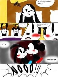 ? after_sex anthro anthro_only bed blush blushed brothers cómic disney english_text half-brothers in_bed incest male_only meme mickey_mouse moments_before_disaster mouse oswald oswald_(character) oswald_the_lucky_rabbit public_domain rabbit room scream sex siblings step-incest step-siblings tagme text traumatized universal_studios