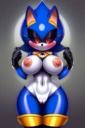 ai_generated blush breasts furry metal_sonic robot rule_63 sonic_(series) tagme