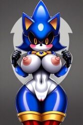 1girls ai_generated female furry metal_sonic robot rule_63 sonic_(series) tagme