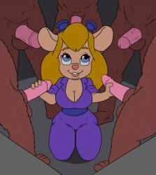 1girls 2024 2d_animation animated anthro anthro_on_anthro anthro_only big_breasts blonde_hair blowbang bodily_fluids breasts brown_body brown_fur chip_'n_dale_rescue_rangers cleavage clothed clothed_female_nude_male clothing cum cum_on_face digital_media_(artwork) disney double_handjob ejaculation erection faceless_character faceless_male female fingers flat_colors fur gadget_hackwrench gangbang genital_fluids genitals group group_nudity group_sex hair handjob humanoid_genitalia humanoid_penis interspecies long_hair male male/female mammal mouse murid murine nude penile penis rodent sex short_playtime vylfgor white_body white_fur