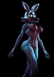 1girls 3d animatronic anthro areola areolae breasts busty eyelashes eyes female five_nights_at_freddy's fnaf fox fox_ears fur furry hourglass_figure lips looking_at_viewer mangle_(fnaf) nipples pose red_lips rubikon_(artist) virtamate voluptuous white_fur white_hair