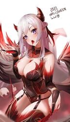 1girls blood halloween_costume tagme vampire veibae virtual_youtuber vshojo wanne