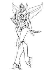 1girls artist_request breasts_out built-in_high_heels claws constantscribbles female female_only hand_on_hip heels lips long_legs monochrome robot robot_breasts robot_girl rule_63 sketch skinny skinny_girl solo starscream tagme tagme_(artist) transformers wings