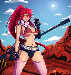yoko littner from tengen toppa gurren lagann by pururart