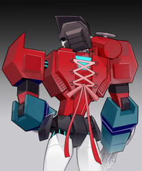 blind from_behind male male_only muscular_ass perceptor robot solo_male tetsuuut transformers transformers_cyberverse