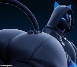 3d 3d_(artwork) ass ass_focus back_view big_ass big_butt breasts cat_ears doonography fortnite giant_breasts giantess gigantic_ass huge_breasts hyper_ass looking_back lynx_(fortnite) neuralynx_(fortnite) panther_(fortnite) tagme tail