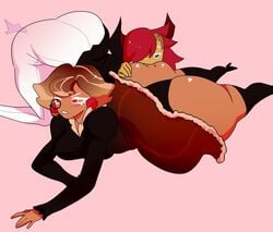 1boy 1boy1girl 1girls annoyed ass_expansion ass_focus big_ass big_butt biting biting_lip butt_expansion chocolate_bonbon_cookie cookie_run crouching dress_lift huge_ass huge_butt on_knees panties puffytwink_(artist) sucking thick_ass thick_thighs tight_clothes tights tripping vampire vampire_cookie voluptuous