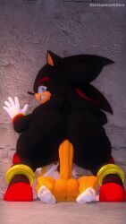 2025 2boys 3d 3d_animation 9:16 against_wall anal angry_smile black_fur cowgirl_position from_behind gay gay_sex larger_male leviantan581re longer_than_10_seconds male/male male_only male_penetrating_male sex shadow_the_hedgehog shorter_than_30_seconds size_difference smaller_male sound sound_edit tagme tails tails_the_fox tenn0_va thesoundeditguy vertical_video video yellow_fur