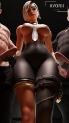 1girls 2023 2boys 3d 3d_(artwork) antonia_(fortnite) areolae athletic athletic_female balls big_breasts big_penis blender blonde_hair bottomwear breasts clothed clothing curvy curvy_body curvy_female curvy_figure earrings epic_games erect_penis erection fortnite fortnite:_battle_royale half-dressed half_naked hand_on_penis highres holding_penis huge_cock jogging jogging_pants ky0rii light-skinned_female light-skinned_male light_skin looking_at_viewer male male/female medium_breasts muscular muscular_male nipples pants penis precum precum_drip precum_on_penis precum_string presenting presenting_breasts standing thick_penis thick_thighs topless trio underboob viewed_from_below watermark