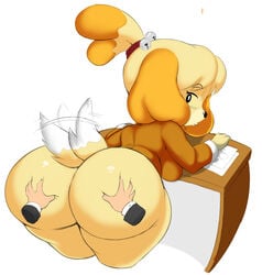 isabelle (animal crossing) from animal crossing by oddrich
