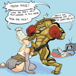 1boy1girl ayase_seiko big_ass bubble_ass bubble_butt dandadan fat_ass huge_ass huge_butt huge_thighs imminent_fellatio imminent_oral imminent_penetration imminent_sex male monster monsterfucker penis penis_out phantomdame precum teratophilia thick_ass thick_legs thick_thighs thunder_thighs thunderthighs wide_hips wide_thighs