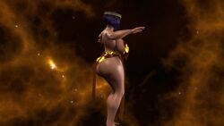 3d animated clothing curvy dancing dress huge_ass huge_breasts large_breasts menat mp4 nipples no_sound solo street_fighter superdougie tagme thick_thighs video wide_hips