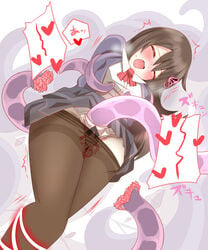 bondage bound detransformation magical_girl non(artist) original_character panties_under_pantyhose pussy_juice rape schoolgirl spoken_heart tentacle tentacle_rape tentacle_sex tights wet_clothes wet_panties