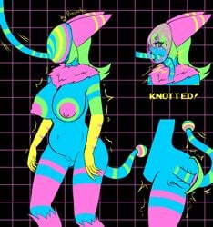 anthro body_modification corruption deltarune droneification female huge_breasts hypnosis large_ass nipples no_bra no_panties penetration porniky possession post_transformation pussy transformation werewire