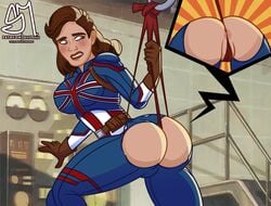 captain carter from disney+ by semidraws