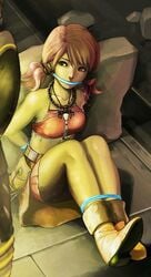 female final_fantasy final_fantasy_xiii gag oerba_dia_vanille pink_hair tied_up twintails upskirt