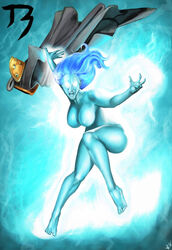 1girls bare_arms bare_breasts bare_legs bare_midriff bare_shoulders bare_thighs barefoot big_breasts blood_omen busty completely_naked completely_nude completely_nude_female dejoule_(character) female female_focus female_only flowing_hair glowing glowing_body glowing_eyes jlazarus large_breasts legacy_of_kain monster_girl naked naked_female plain_background simple_background