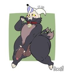 aged_up anthro ass ball better_version_at_source big_butt demon disney king_clawthorne male male_only solo source_request the_owl_house unknown_artist