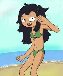 aged_up amphibia amphibia_(finale) beach bikini female marcy_wu scar solo tagme taiwanese