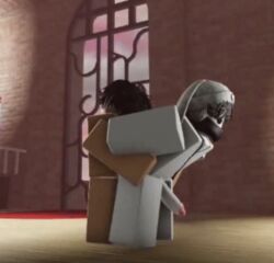 2boys 3d artist_request ass black_hair bubble_ass bubble_butt femboy from_behind gay male nude penis roblox roblox_avatar robloxian self_upload source_request tagme white_skin