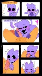 2024 2boys 2d 2d_(artwork) 2d_artwork animal_genitalia animal_penis anthro anthro_on_anthro anthro_only black_sclera blowjob blush canine cat cat_ears cat_tail catboy catnap catnap_(poppy_playtime) comic critters_(poppy_playtime) cute deepthroat dialogue dialogue_box dog dog_boy dog_ears dog_tail dogday dogday_(poppy_playtime) doggy domestic_cat domestic_dog eye_contact feline fellatio fur furry furry_only gay heart heart-shaped_pupils imminent_deepthroat imminent_oral just_fun555 looking_at_partner male male/male male_only mob_entertainment no_humans oral oral_sex orange_fur orange_skin penis penis_in_mouth poppy_playtime poppy_playtime_(chapter_3) pov purple_body purple_fur purple_skin sex smiling_critters sucking_penis tagme tail talking_to_partner text yaoi