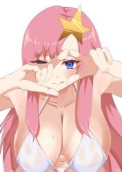 1girls arched_back bbw bent_over big_breasts bikini bikini_bottom bikini_top blue_eyes busty cleavage eyelashes female female_focus female_only g-string gundam gundam_seed_destiny hair_ornament hairclip hi_res high_resolution highres i_kinokoru inner_sideboob large_breasts licking_lips light-skinned_female light_skin looking_at_viewer meer_campbell mobile_suit_gundam pale-skinned_female pale_skin pinup sideboob solo solo_female solo_focus sweat sweatdrop sweating sweaty sweaty_breasts swimsuit thong tongue tongue_out very_high_resolution white_background white_bikini white_bikini_bottom white_bikini_top white_swimsuit white_thong