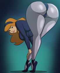 ass ballerina bent_over big_ass big_breasts big_butt breasts bubble_ass bubble_butt dance_shoes dancer_outfit daphne_blake fat_ass fat_butt female female_only grimphantom headband huge_ass huge_breasts huge_butt large_ass large_breasts large_butt leggings leotard long_hair looking_at_viewer looking_back orange_hair pantyhose scooby-doo scooby-doo_abracadabra-doo stretching thick_ass thick_thighs wide_hips