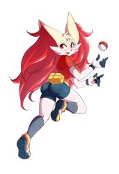 big_ass big_breasts braixen bray_(lucyfercomic) breasts bubble_butt female huge_ass lucyfercomic pokémon_(species) pokemon pokemon_(species) thick_thighs white_background wide_hips